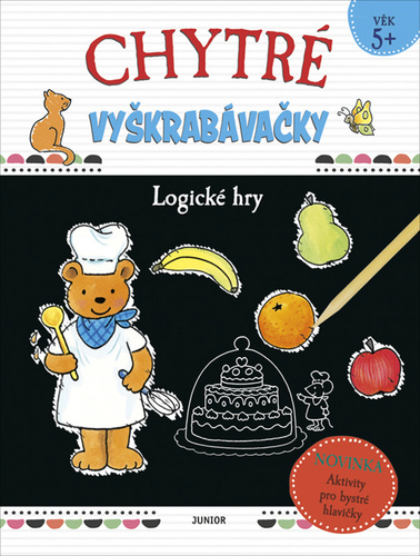 Kniha Chytré vyškrabávačky Logické hry