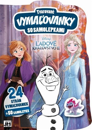 Ľadové kráľovstvo II.: Tvarované vymaľovanky so samolepkami