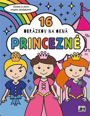 Kniha Vymaľovanky do okien/ Princezné