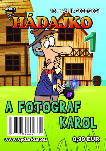 Kniha Hádajko 1 2021 a fotograf Karol - Jela Mlčochová