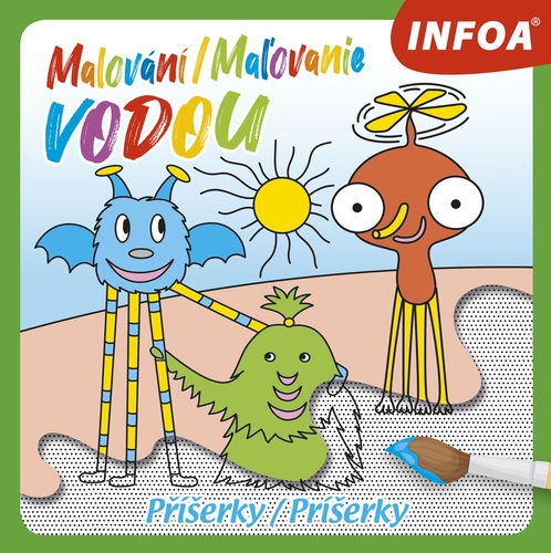 Kniha Malování / Maľovanie vodou – Příšerky