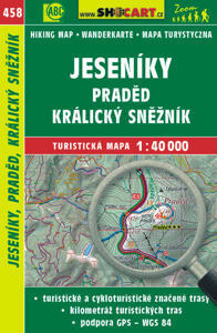 Jeseníky, Praděd, Králický Sněžník 1:40 000 - TM 458