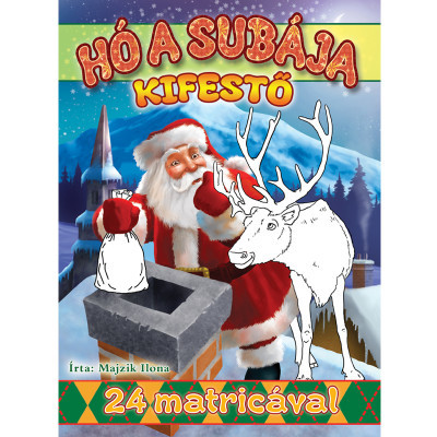 Hó a subája - Kifestő 24 matricával