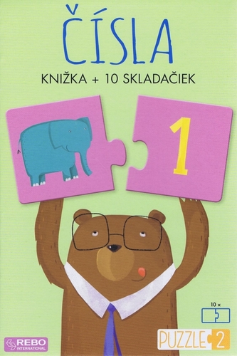 Kniha Čísla - knižka + 10 skladačiek