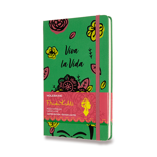 Zápisník MOLESKINE Frida Kahlo linajkový L