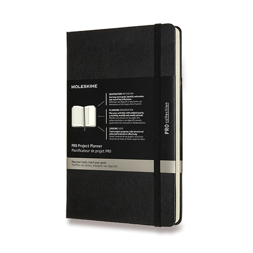 Zápisník MOLESKINE Profess.ProjectPlanner čierný L