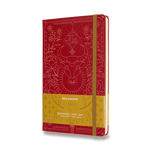 Zápisník MOLESKINE YearOfTheOx linajkový L