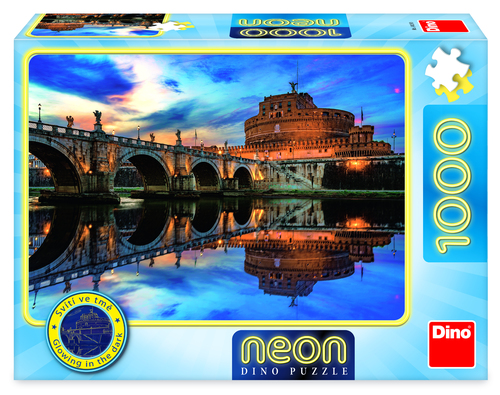 Kniha Puzzle 1000 Andělský hrad neon