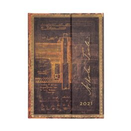 Diár 2021 Paperblanks Tesla, Sketch of a Turbine
