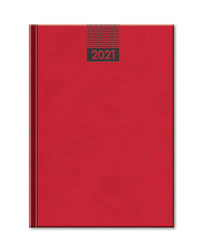 Manager diár B5 VENETIA červený 2021
