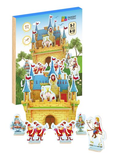 3D Creative Drevené 3D puzzle Hrad pre princeznú