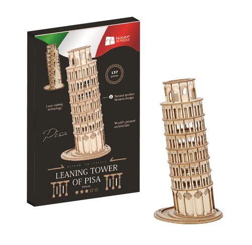  3D Creative Drevené 3D puzzle Šikmá veža v Pise