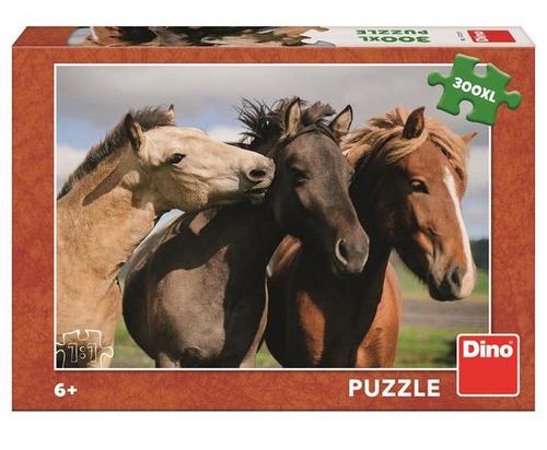 Kniha Puzzle 300XL Barevní koně