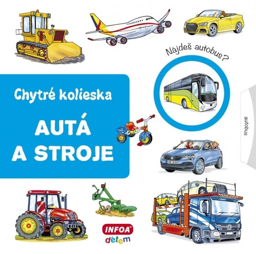 Kniha Chytré kolieska - autá a stroje