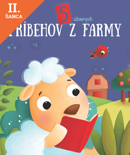 Lacná kniha 5 úžasných príbehov z farmy - modrá kniha