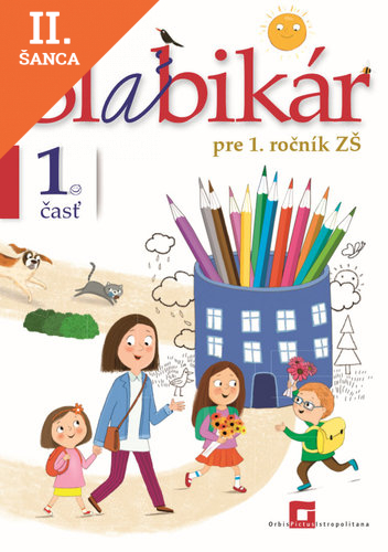 Lacná kniha Šlabikár – 1. časť + kartónová príloha a nálepky