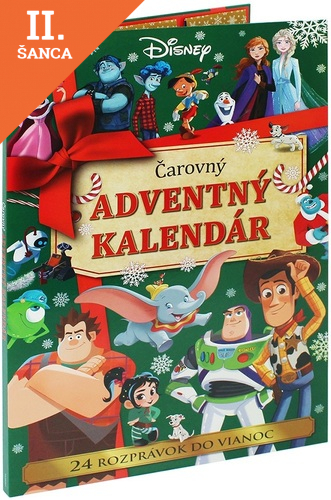 Lacná kniha Disney - Čarovný adventný kalendár