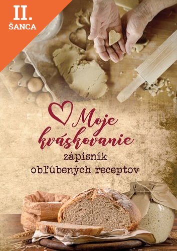 Lacná kniha Moje kváskovanie - zápisník obľúbených receptov