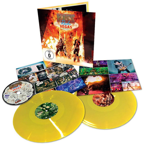 Kiss - Rocks Vegas (Yellow Vinyl) 2LP+DVD