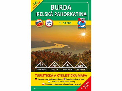 Kniha Burda Ipeľská pahorkatina 1:50 000