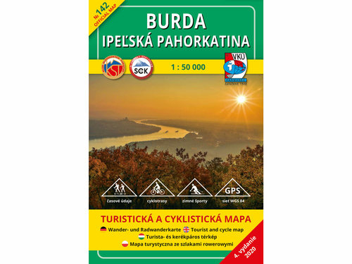 Burda - Ipeľská pahorkatina - TM 142 - 1: 50 000
