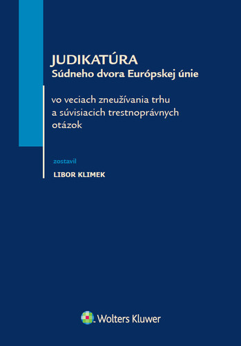 Kniha Judikatúra Súdneho dvora Európskej únie