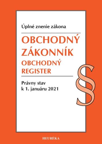 Obchodný zákonník, Obchodný register - Úzz (2021)