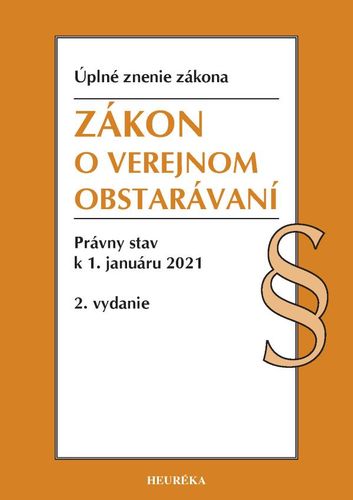 Zákon o verejnom obstarávaní Úzz, 2. vydanie, 2021