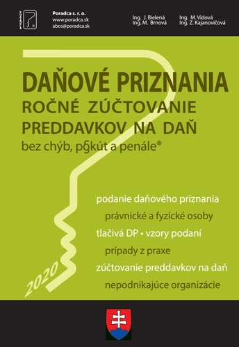 Daňové priznania za rok 2020 + vyplnené vzory a tlačivá (Ročné zúčtovanie preddavkov na daň za rok 2020, Vysporiadanie daňových povinností) - Jana Bielená,Ing. M. Brnová,Ing. M. Vidová,Ing.