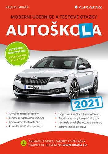 Kniha Autoškola 2021 (CZ) - Václav Minář