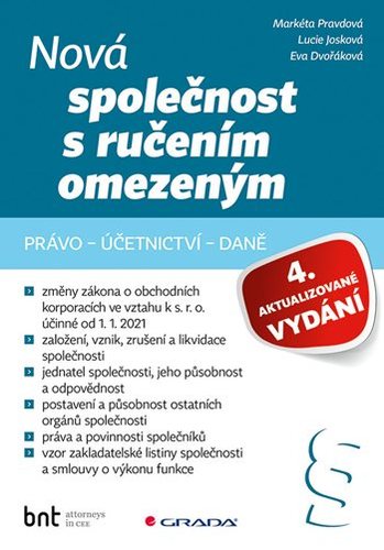 Kniha Nová společnost s ručením omezeným - 4. aktualizované vydání