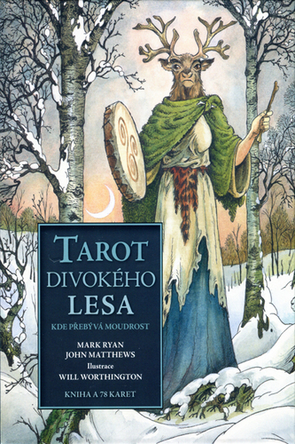Kniha Tarot divokého lesa kde přebývá moudrost