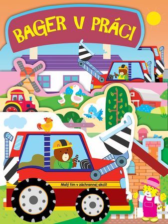 Kniha Bager v práci - leporelo