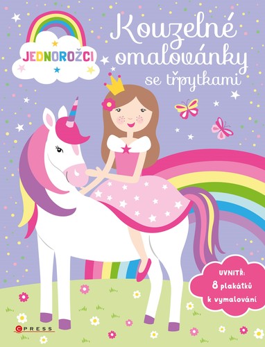 Kouzelné omalovánky se třpytkami Jednorožci
