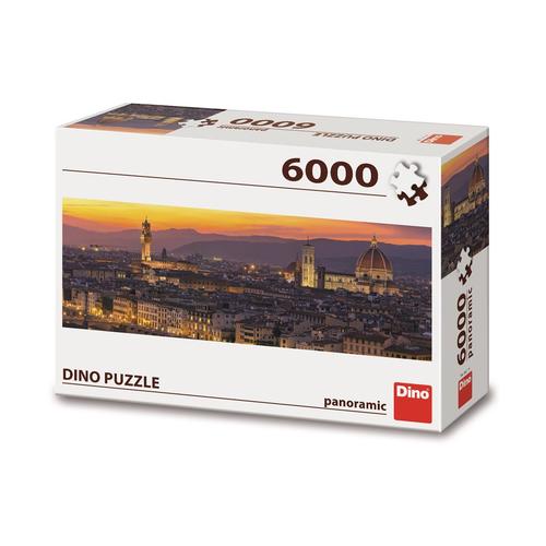 Kniha Dino Toys Puzzle Zlatá Florencia 6000 panoramic Dino