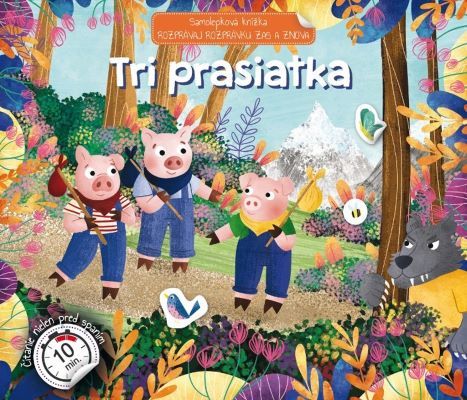 Samolepková knižka - Tri prasiatka