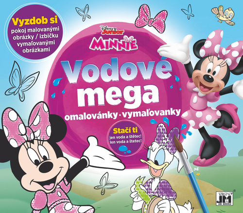 Mega vodová A3 omaľovánka - Minnie