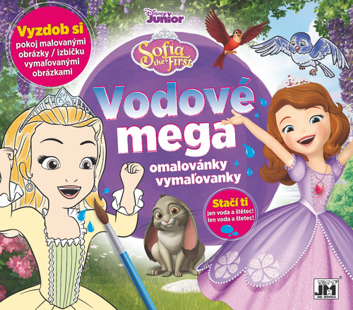 Kniha Vodové mega omalovánky / vymaľovanky - Sofia the first (A3)