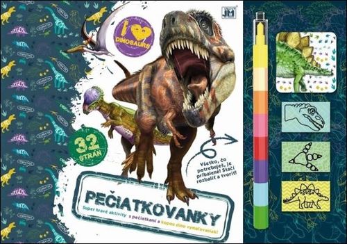 Kniha Pečiatkovanky - Dinosaury