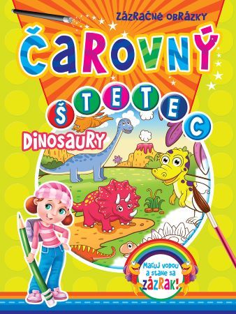 Kniha Čarovný štetec - Dinosaury