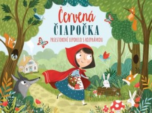 Kniha Červená Čiapočka priestorové leporelo