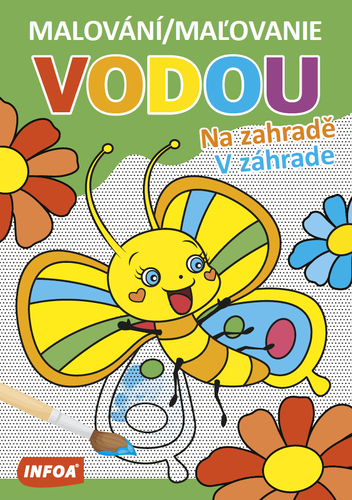 Kniha Maľovanie vodou - V záhrade