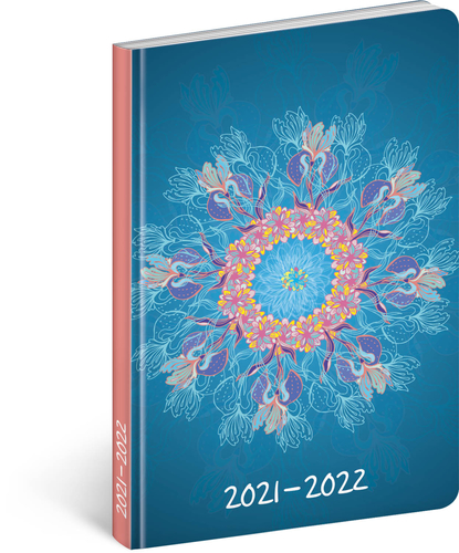 18mesačný diár Petito – Mandala 2021/2022, 11 × 17 cm