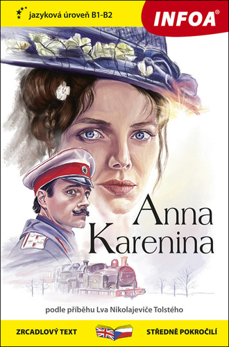 Kniha Anna Karenina - Zrcadlová četba B1-B2 - Lev Nikolajevič Tolstoj