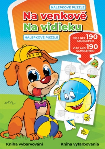 Kniha Na vidieku - Nálepkové puzzle