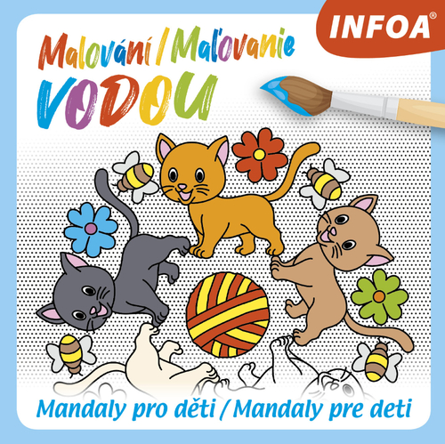Kniha Malování / Maľovanie vodou – Mandaly pro děti / Mandaly pre deti
