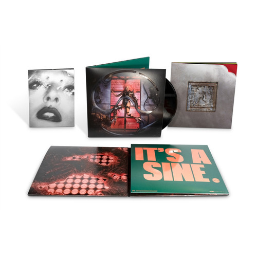 Lady Gaga - Chromatica (Trifold vinyl jacket, 28 page LP sized book and a 40 page fanzine, and a track listing sticker on it. / 180g heavy weight black Vinyl) LP