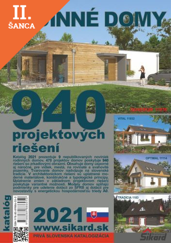 Lacná kniha Rodinné domy 2021