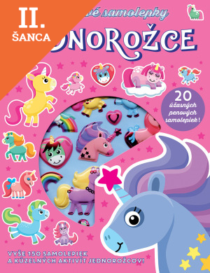 Lacná kniha Jednorožce: Blýskavé samolepky