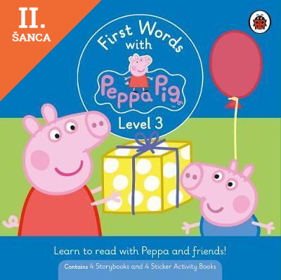 Lacná kniha First Words with Peppa Level 3 - Box Set